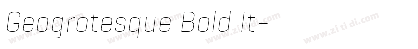 Geogrotesque Bold It字体转换 Geogrotesque Bold It字体转换